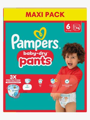 Pampers Baby Dry Pants Blöjor Stl 6 13-19 kg Maxi 74-Pack