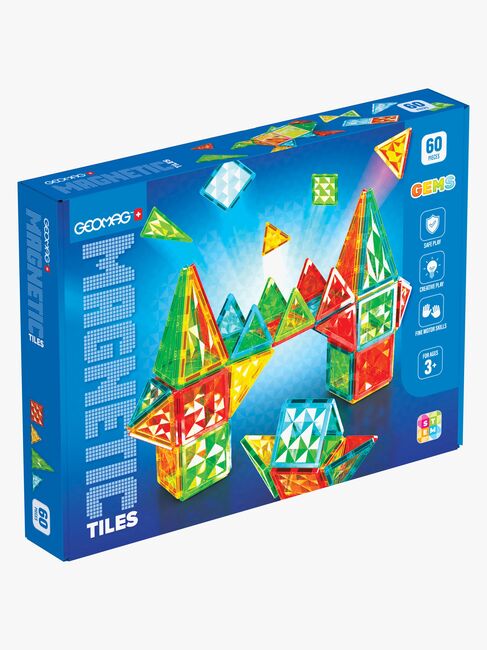 Geomag Gems Magnetisk Byggset 60 Delar