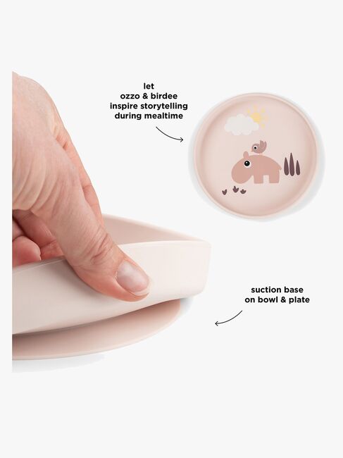 Done By Deer Playground Tallrik Stick & Stay, Powder