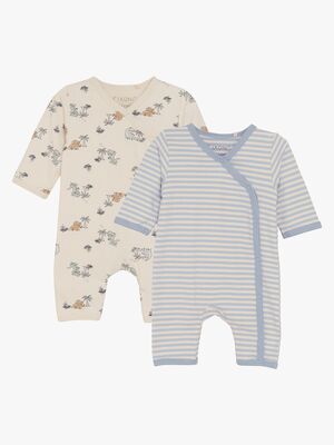 Fixoni Prematur Pyjamasar 2-Pack Stl 38, Blå
