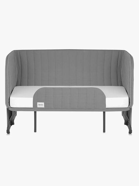 Lionelo Thomi Plus 5-i-1 Bedside Crib, Grey Concrete