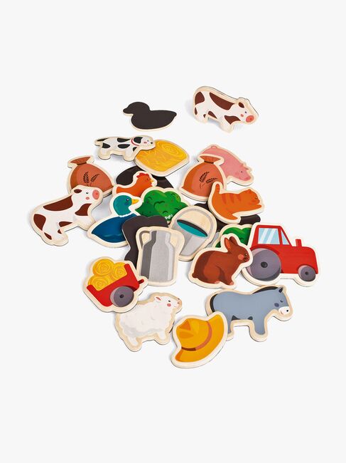 Janod Magneter Bondgård Trä 24 st