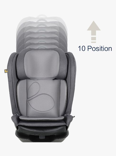 Beemoo Reform ISOFIX Bältesstol, Mineral Grey