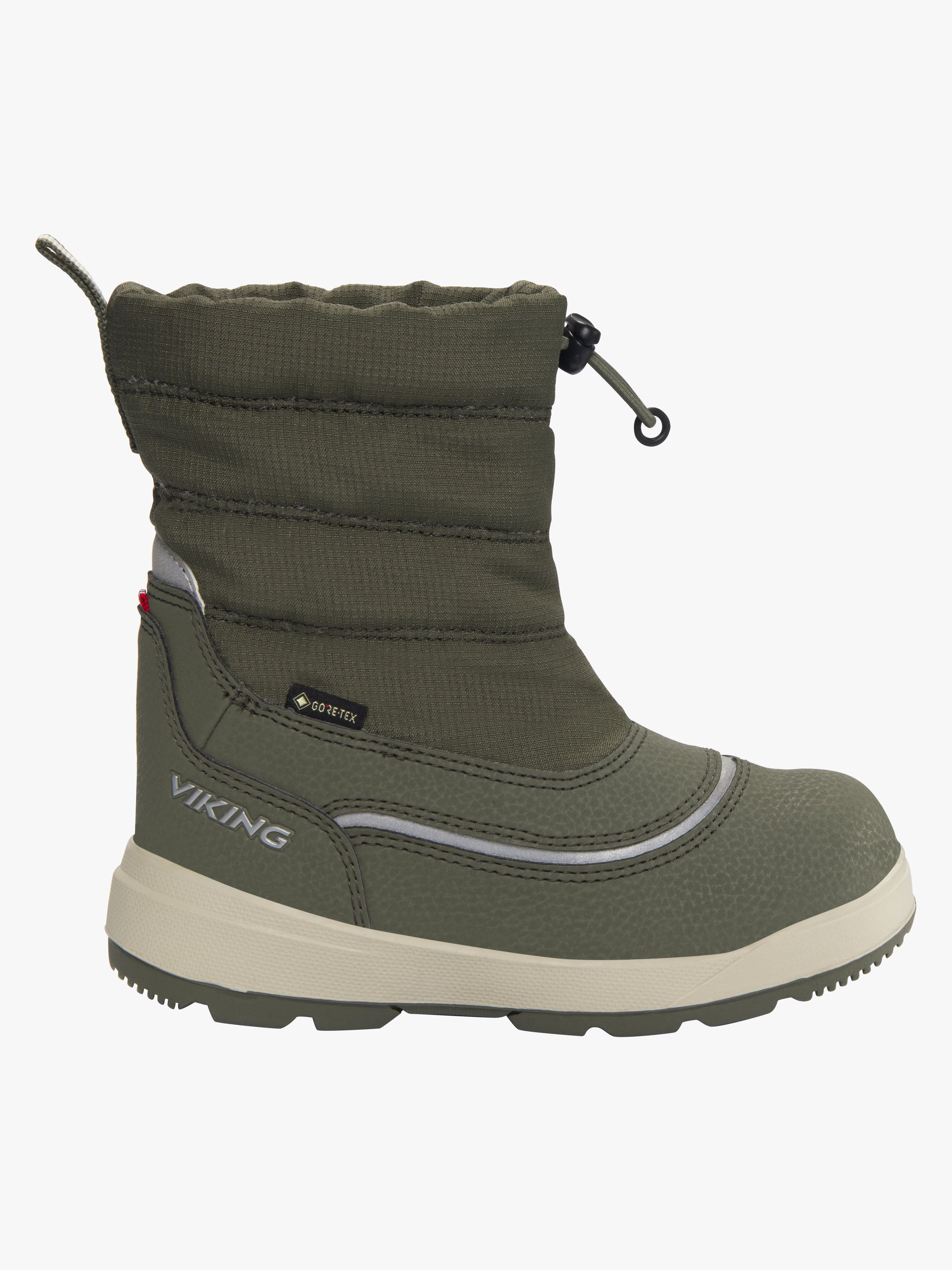 Viking Toasty Pull-on GTX Vinterkängor, Olive, 23