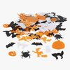 Creativ Company Halloween Paljetter, Svart/orange/vit