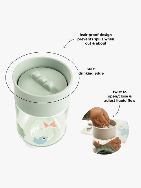 Done By Deer Playground 360° Mugg, Green