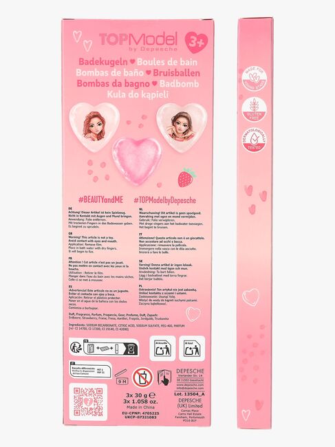 TOPModel BEAUTY and ME Badbomb Hjärta 3-Pack