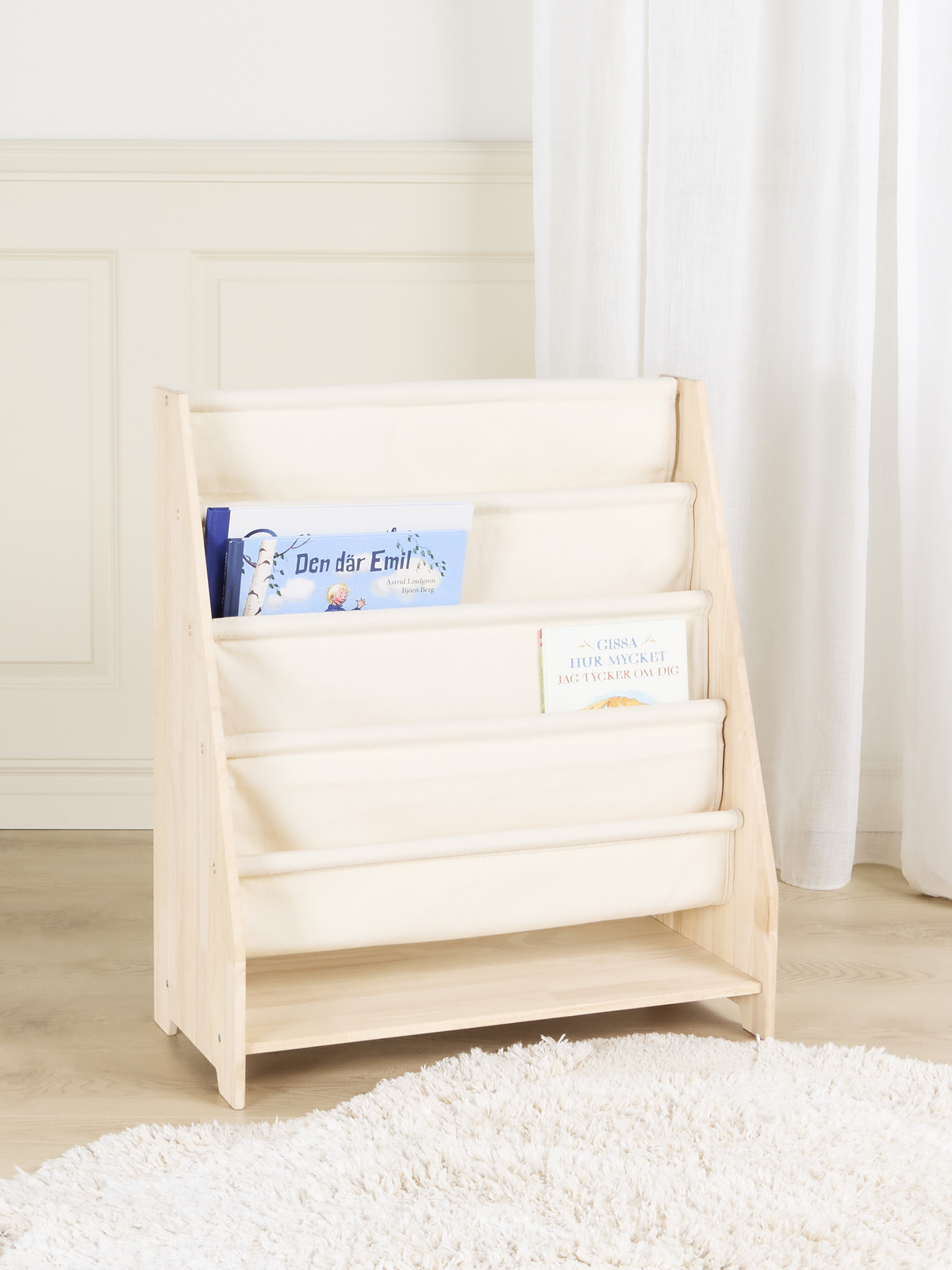 Alice & Fox WILLA Bokhylla Canvas, Natur