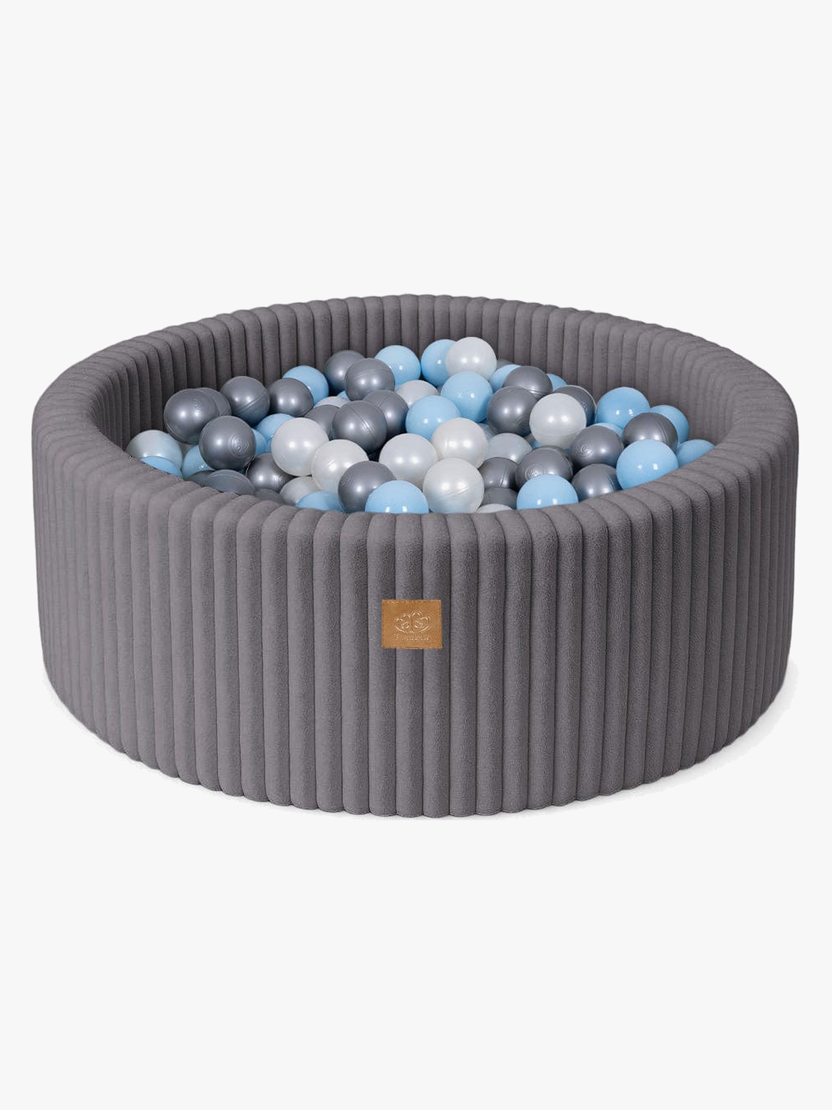 MeowBaby Churros Bollhav Jurassic Grey, Blue/Silver