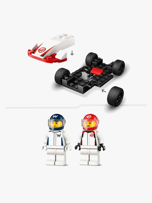 LEGO City 60464 F1 Williams Racing & Haas F1 racerbilar