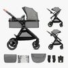 Kinderkraft ESME 2-in-1 Duovagn, Moonlight Grey