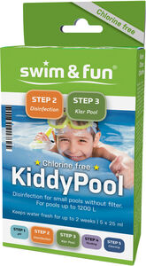 Swim & Fun KiddyPool Vattenrening 5 st x 25 milliliter