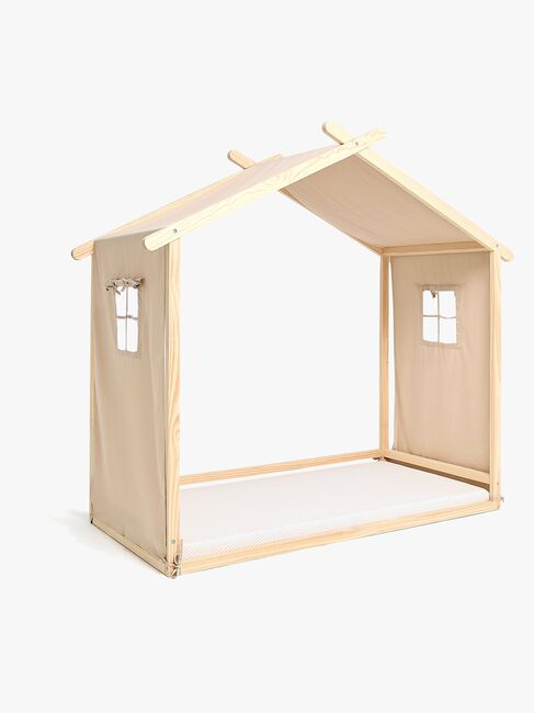 Minitude LEVI Hussäng, Natur + BabyMatex Madrass Softi Plus 70x140