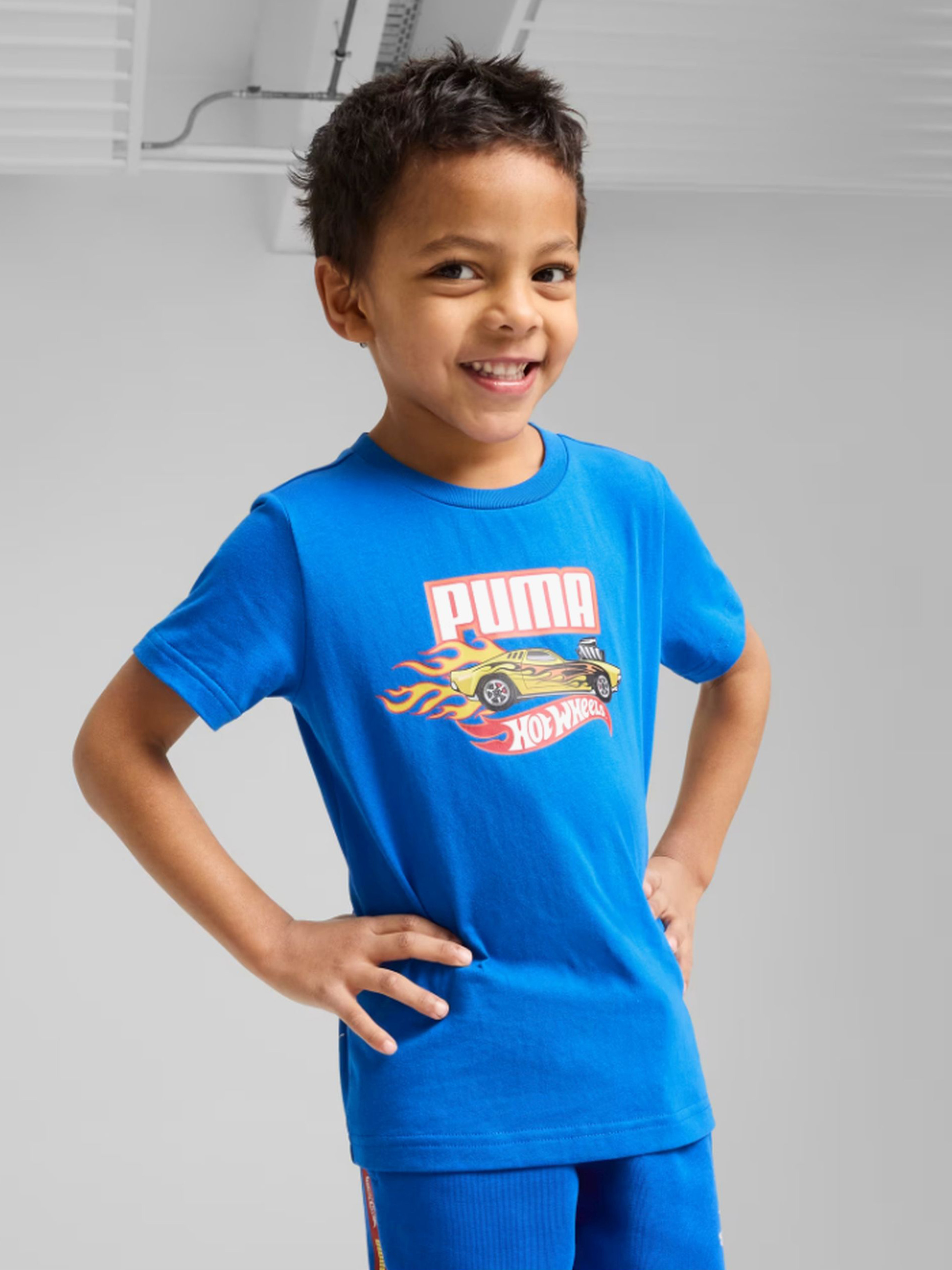Puma Hot Wheels T-shirt, Blå, 104