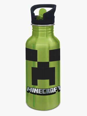Minecraft  Aluminium Vattenflaska 545ml, Grön