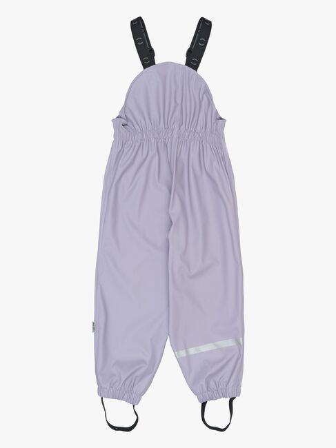 Mikk-Line Regnställ med Hängslen, Lavender Gray