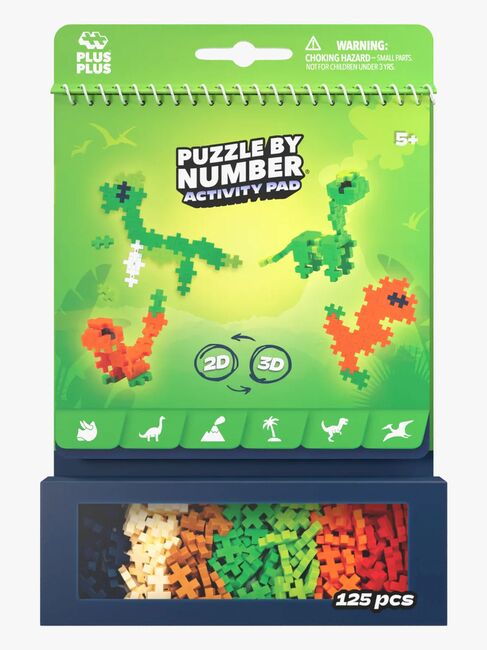 Plus-Plus Activity Pad Dino Byggset