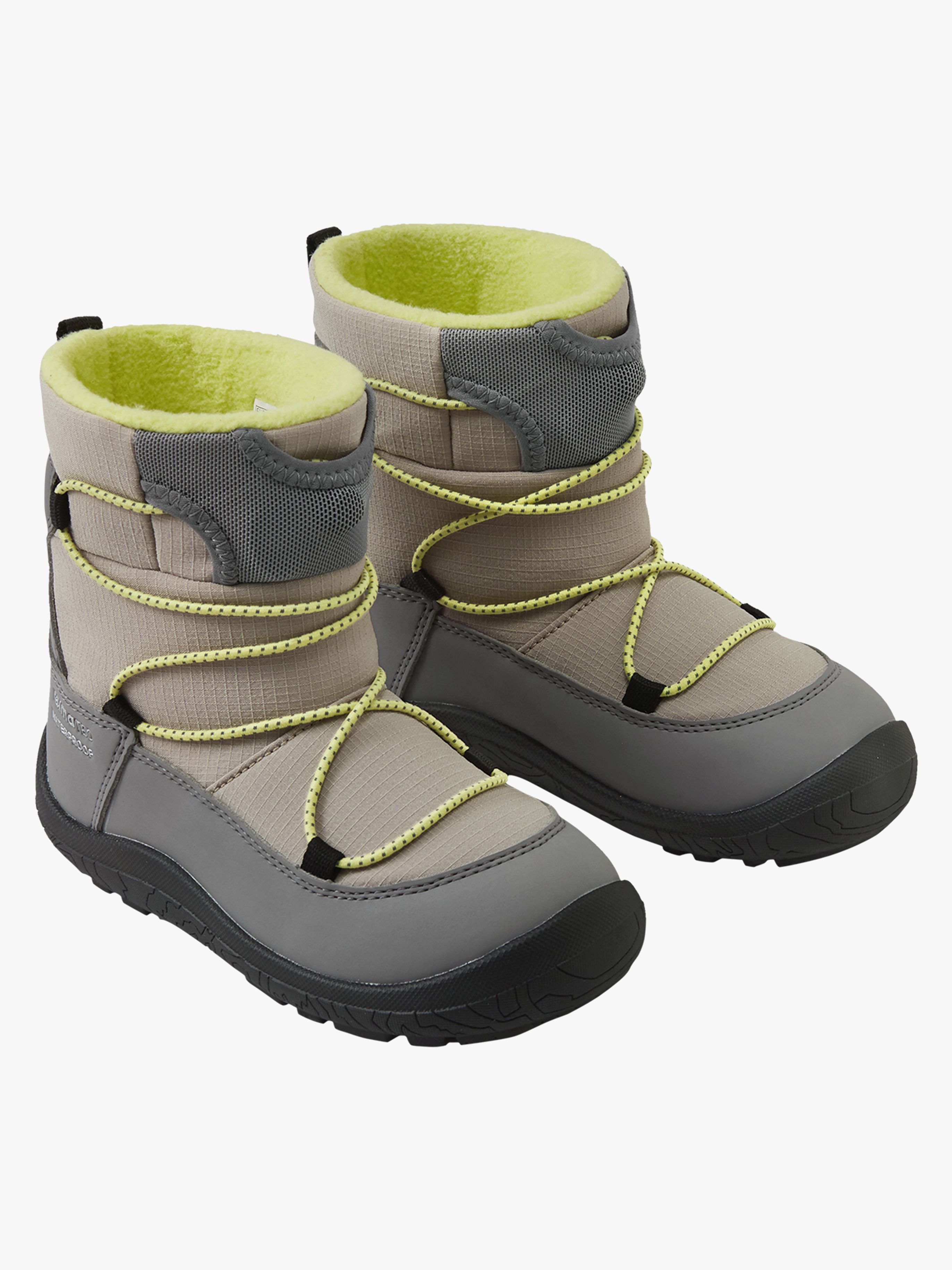 Reimatec Ensilumi Barefoot Vinterkängor, Earthy Beige, 31