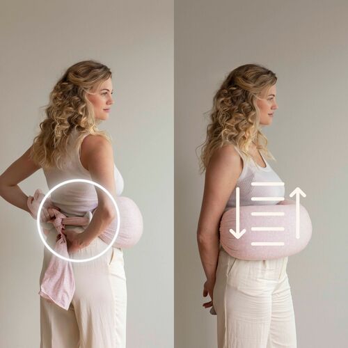 bbhugme Amningskudde, Pink Melange