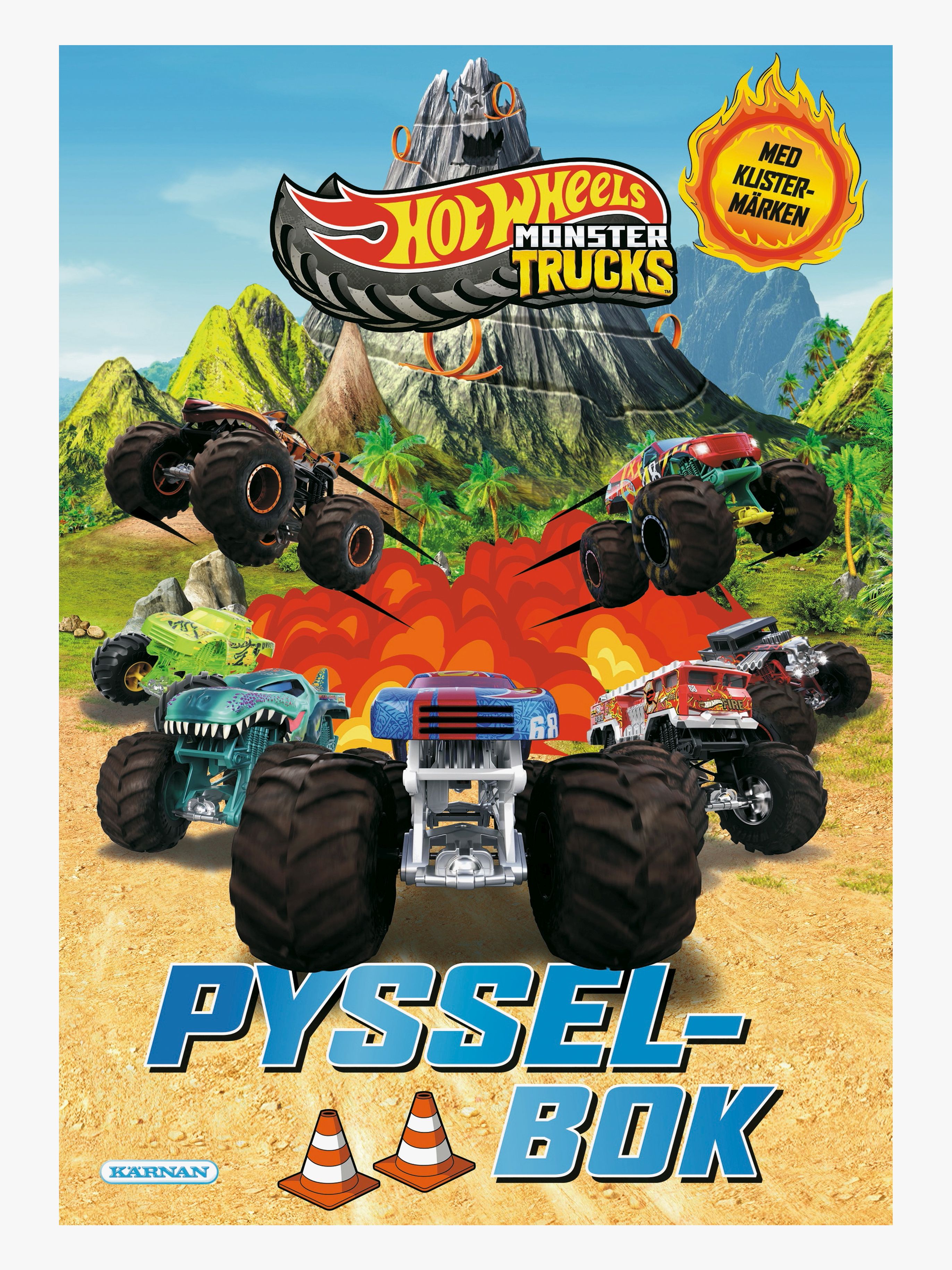 Kärnan Hot Wheels Monstertruck Pysselbok