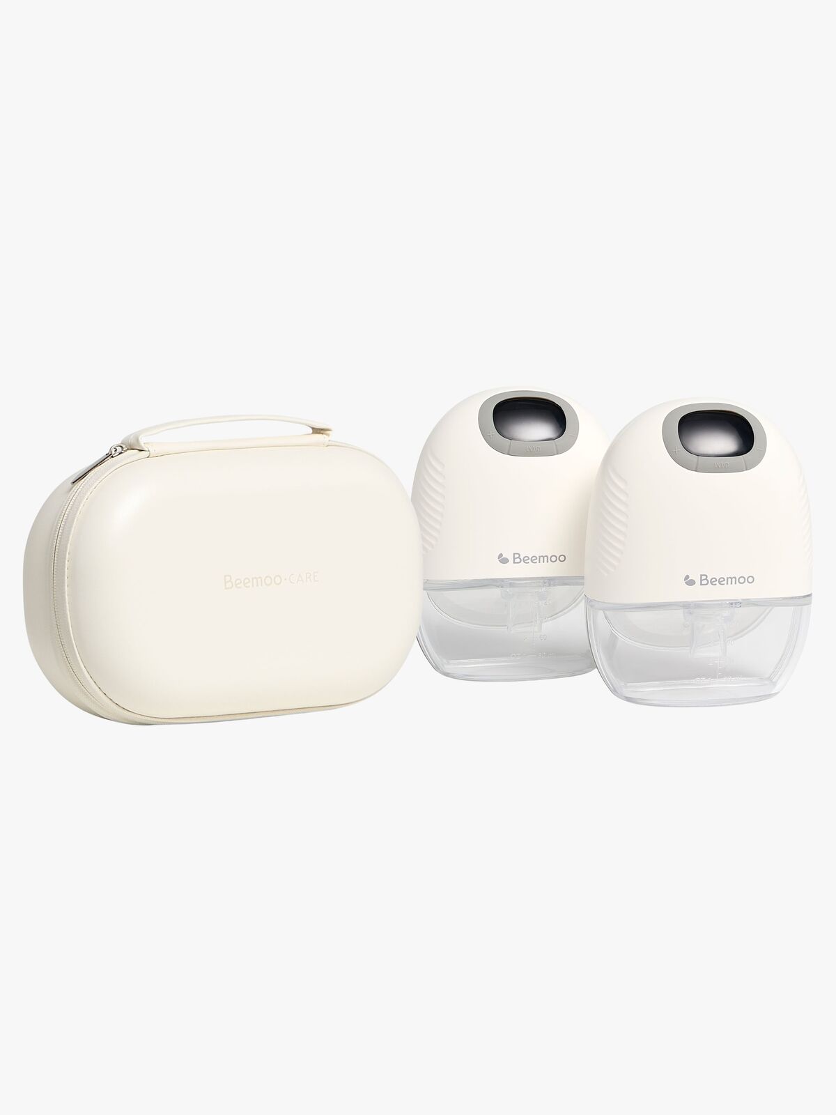 Beemoo CARE Wearable Slim Elektrisk Bröstpump Dubbel inkl. Förvaringsväska, White