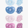Philips Avent Soothie Napp 0–6m 2-Pack, Rosa/Blå Blandad