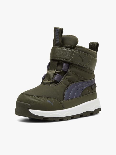 Puma Evolve Puretex AC Inf Vinterkängor, Grön