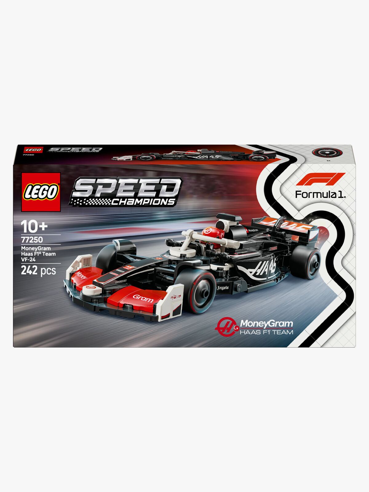 LEGO Speed Champions 77250 MoneyGram Haas F1 Team VF-24 racerbil