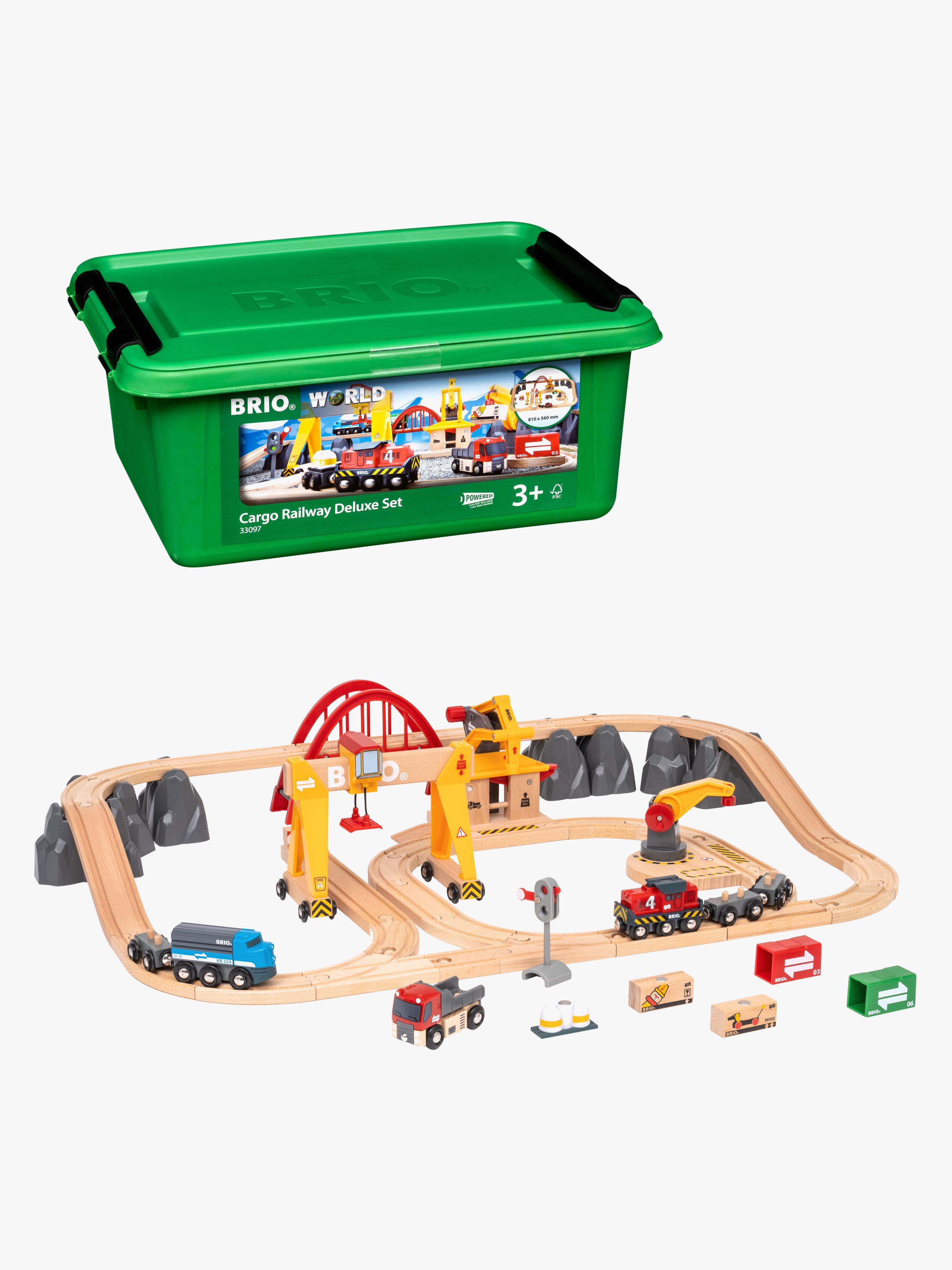 BRIO World 33097 Frakt- och Järnvägsset Deluxe