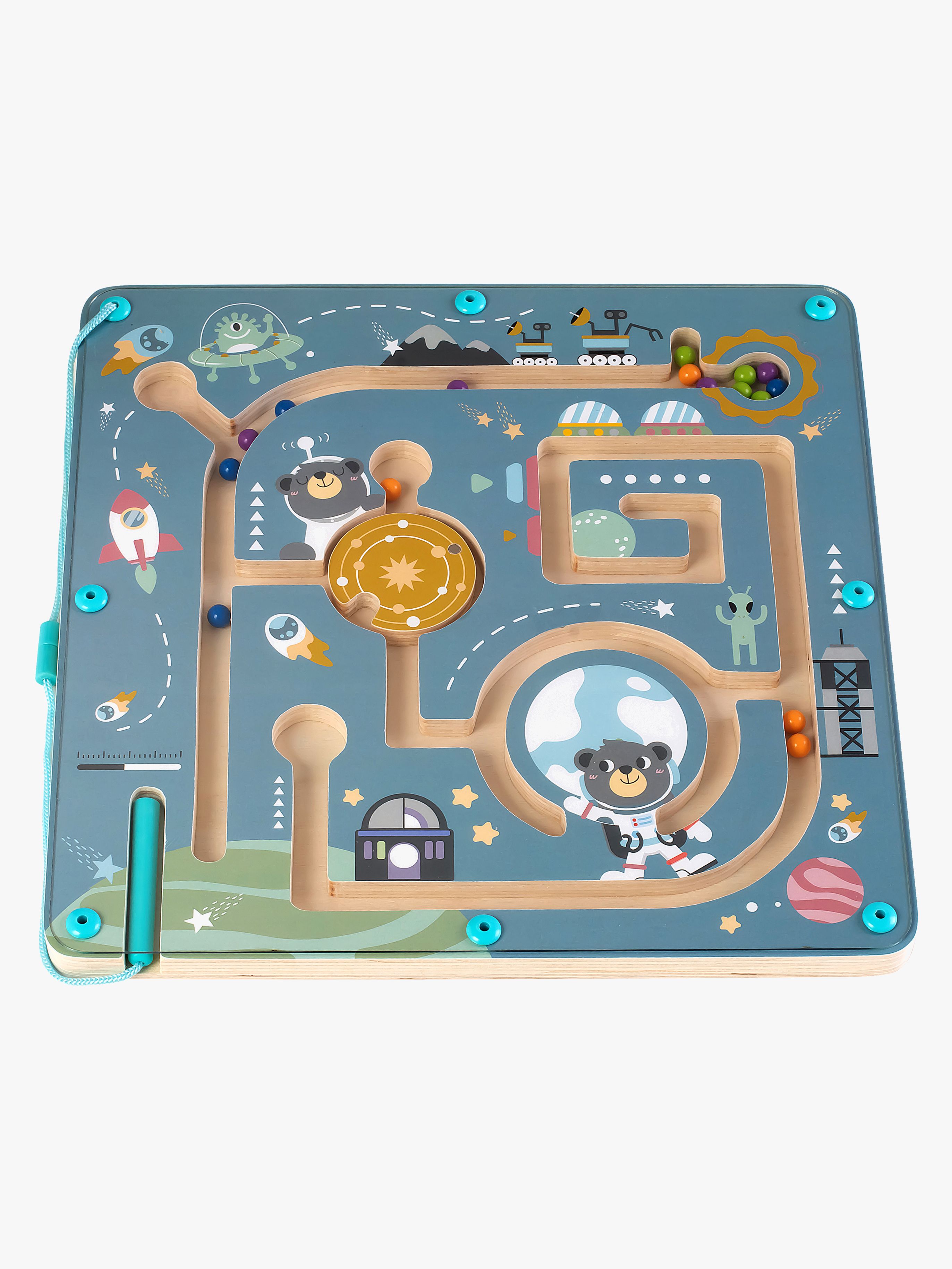 Kinder and Kids Labyrint med Magnetisk Penna &  Kulor Rymden