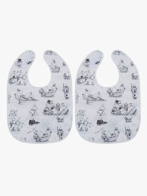 Mumin Haklapp 2-pack, Svart/Vit