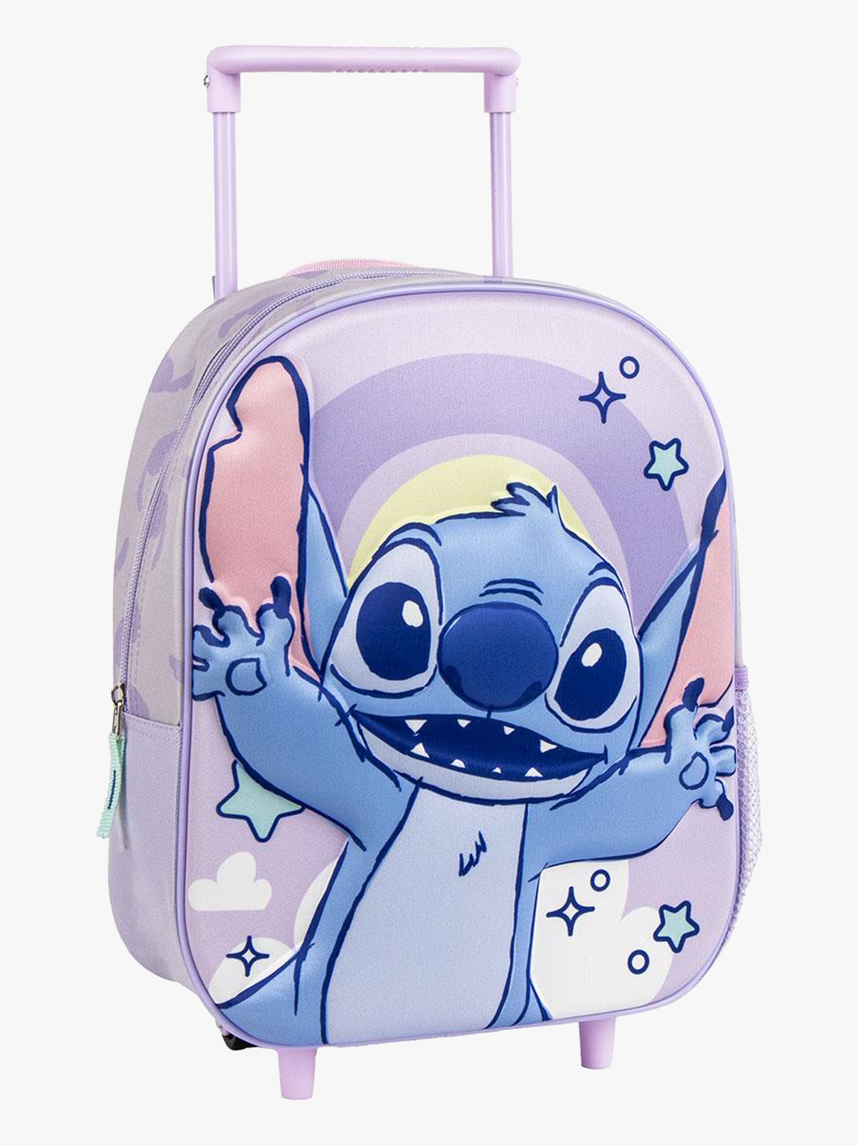 Disney Lilo &  Stitch 3D Trolley Resväska, Ljuslila