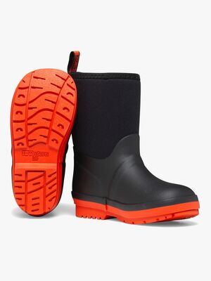 Tretorn Kuling Neoprene Gefütterte Gummistiefel, Black/Burnt Henna