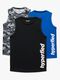 Hyperfied Bounce Tank Top 3-pack, Black/Camo Black/Blue