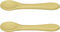babyLivia Silikonsked 2-pack, New Wheat