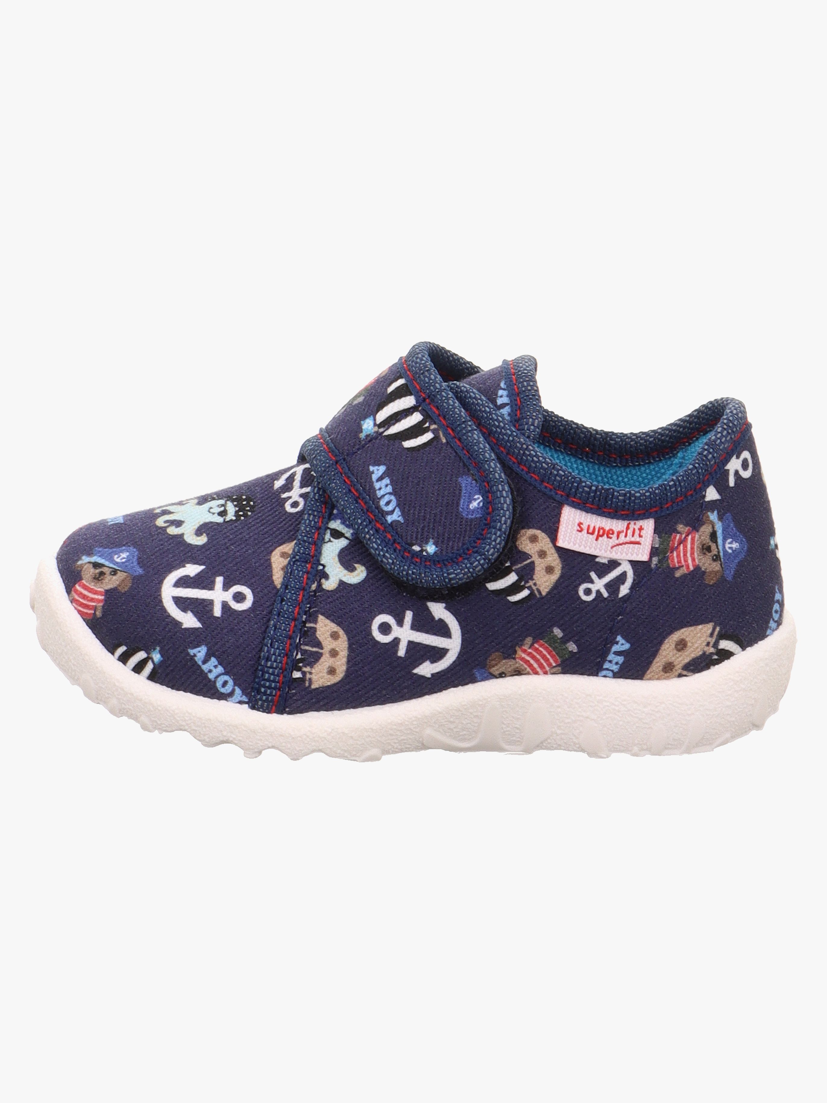 Superfit Spotty Inneskor, Dark Blue/Multicoloured, 24