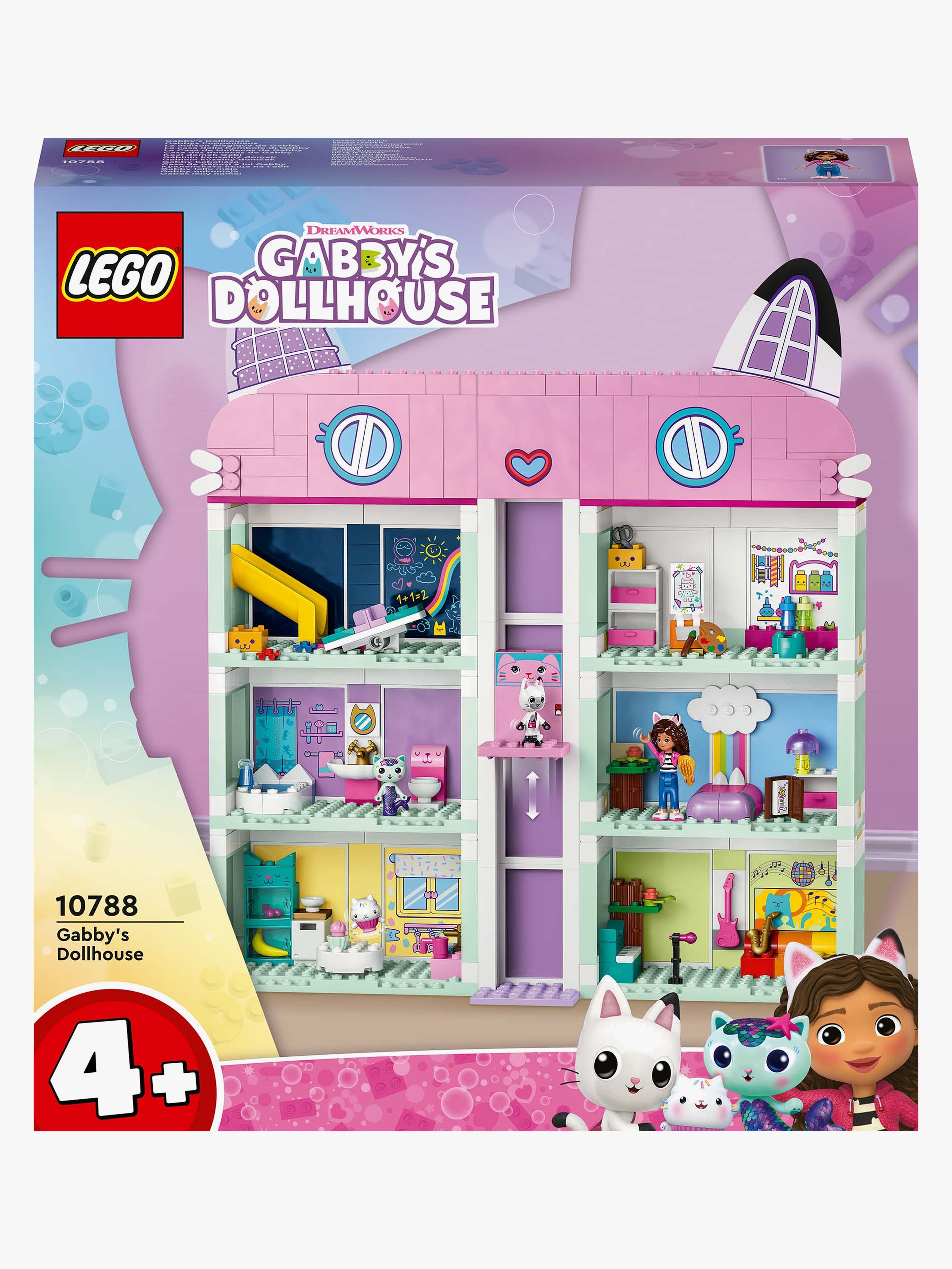 LEGO Gabby's Dollhouse 10788 – en dockskåp för kreativa byggare från 4 år