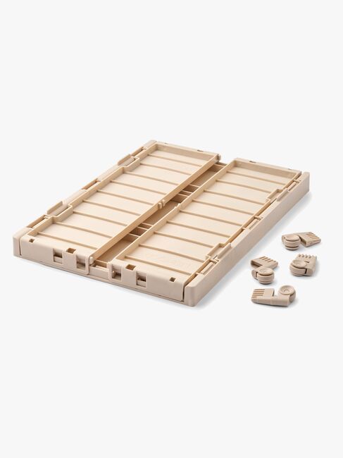 LIEWOOD Weston Förvaringslåda med Hjul M, Sandy