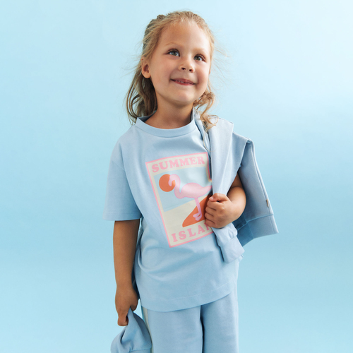 Wheat Mirsa T-shirt, Summer Sky