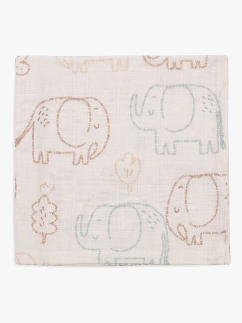 Jollein Tvättlappar 3-Pack, Elephant Tales