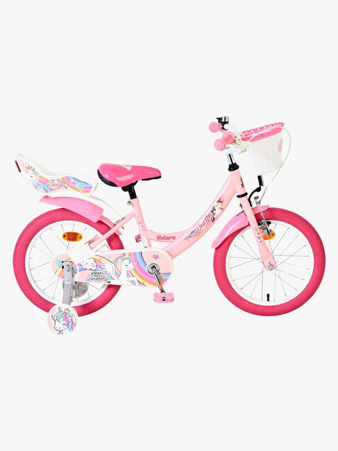 Volare Unicorn Cykel 16 Tum, Rosa