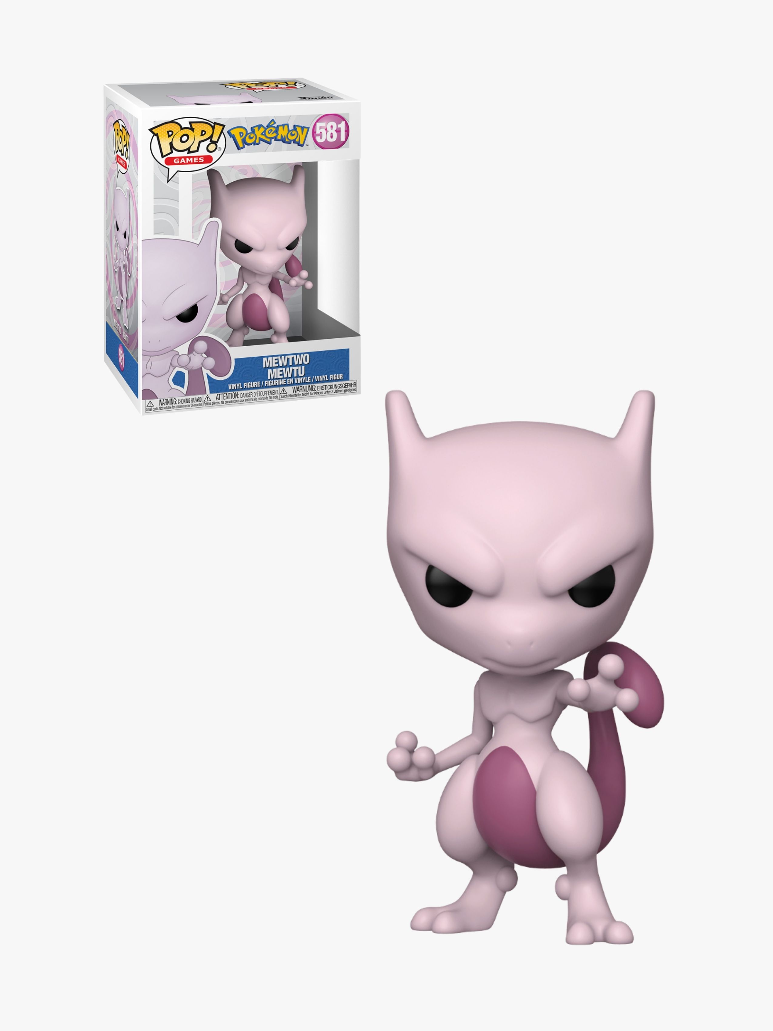 Funko POP! Pokémon Mewtwo Samlarfigur, Flerfärgad