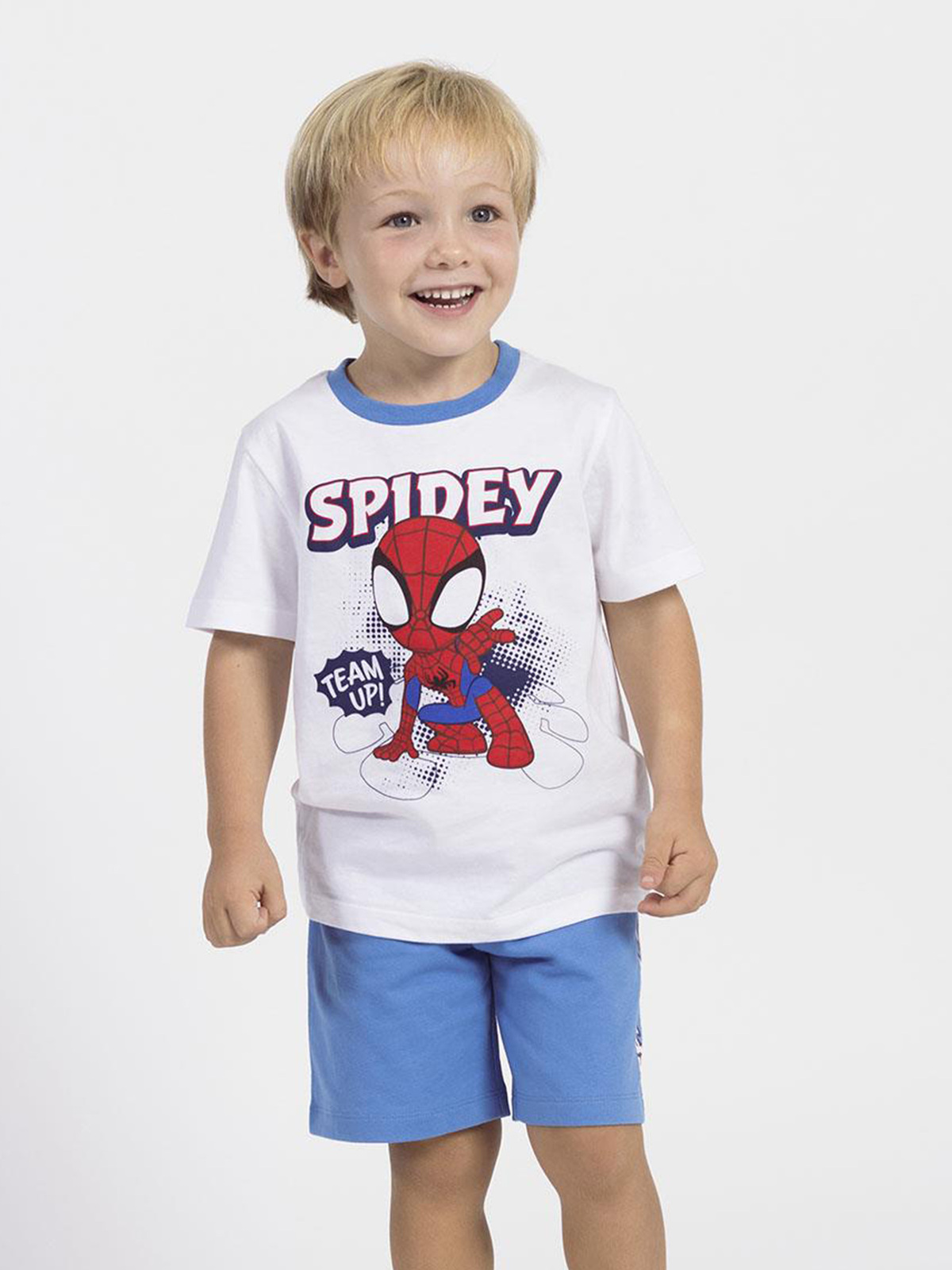 Spidey And His Amazing Friends T-shirt & Shorts Set, Vit