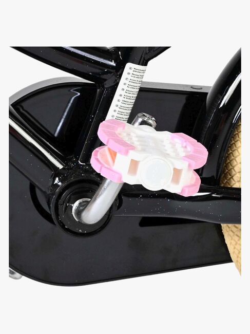 Volare Excellent Cykel med Korg 12 Tum, Svart