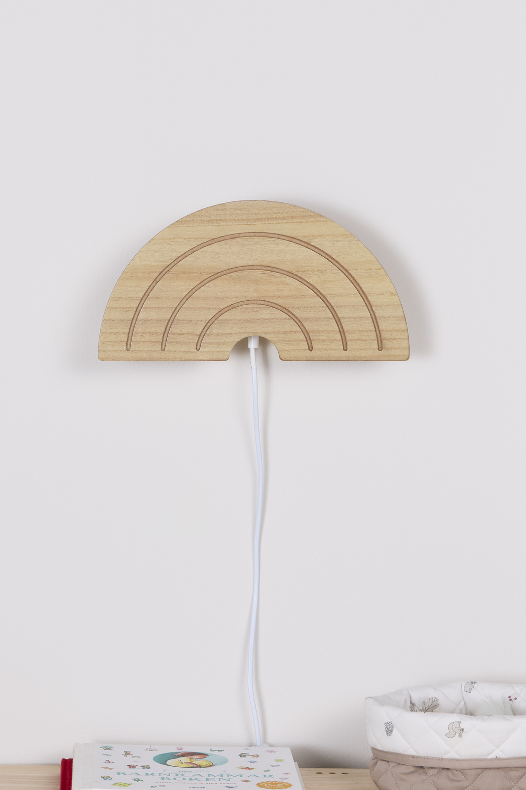Alice & Fox VIENNA Vägglampa Regnbåge, Natural