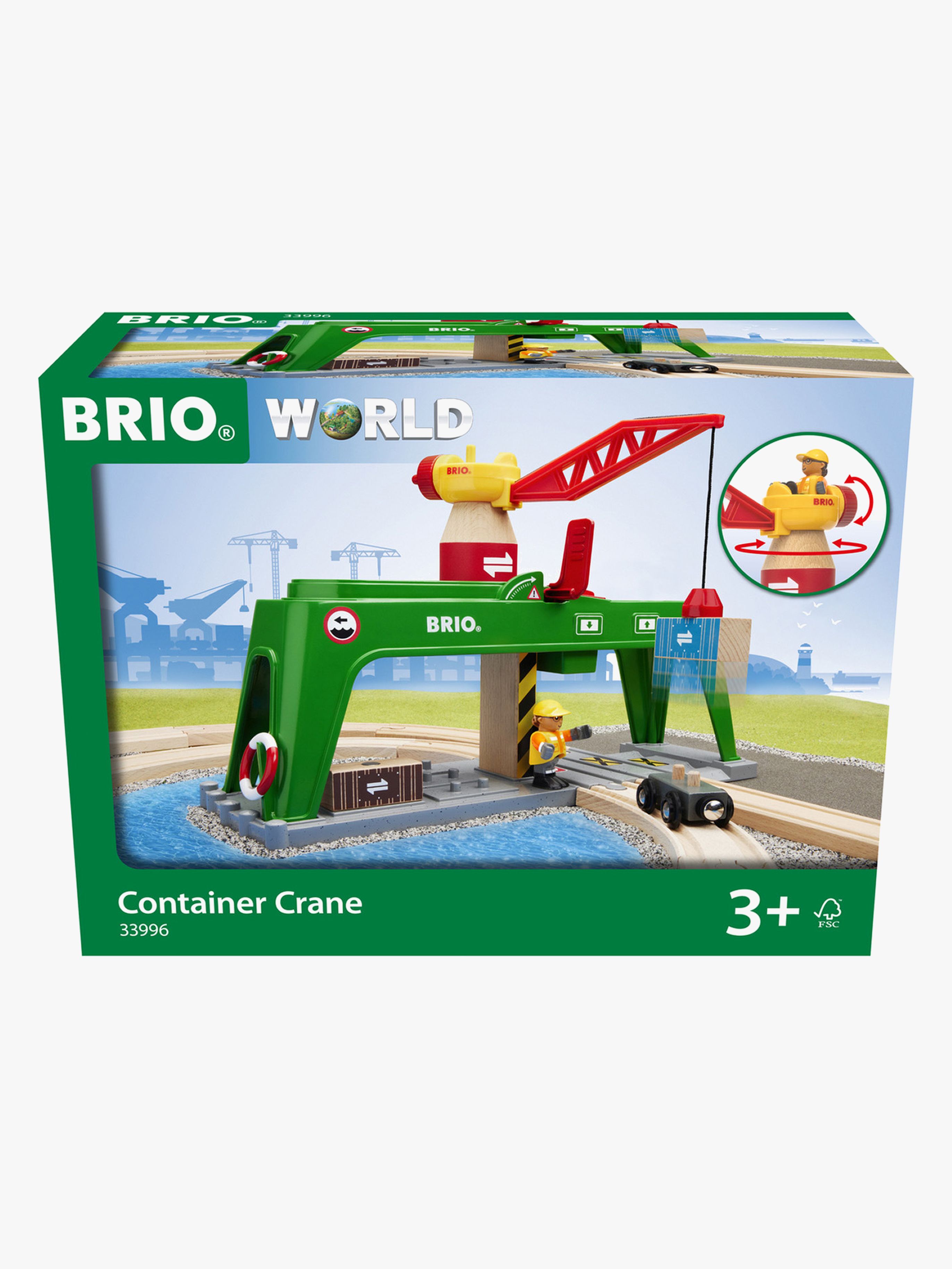 Brio BRIO 33996 Container Kran Tillbehör till tågbana