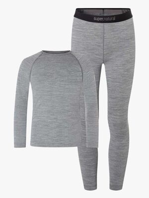 Super.natural Tundra Merinomix-Unterwäsche-Set, Cashmere Grey Melange