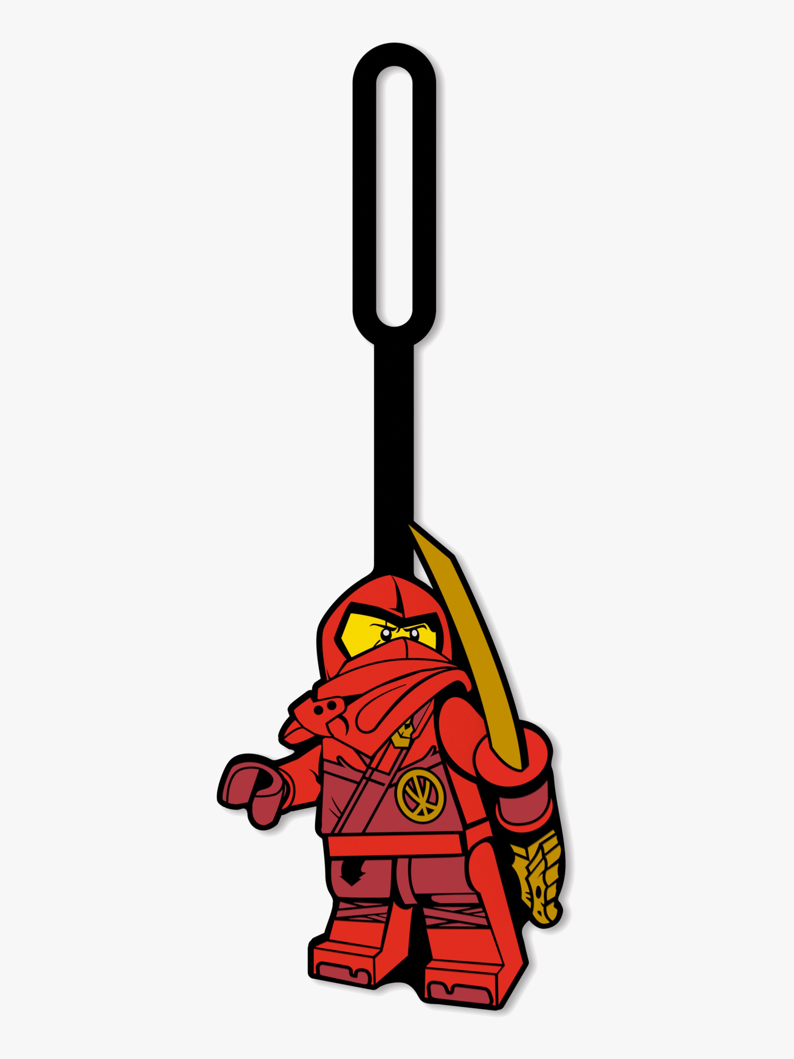 LEGO Ninjago® Bagagetag Kai, Röd