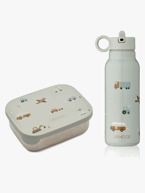 LIEWOOD Arthur Matlåda och Falk Flaska, Vehicles/ Dove Blue