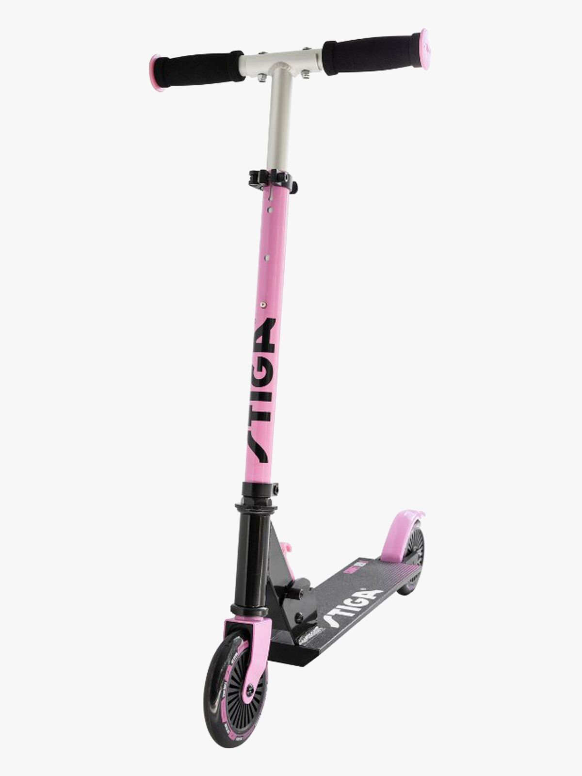 STIGA Kick Sparkcykel Comet 120-S, Svart/Rosa